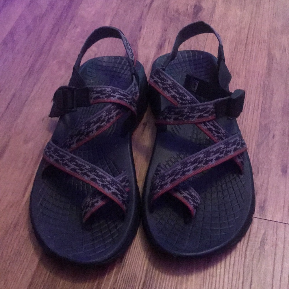 Black/Red Chacos size 10